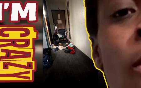 INSANE FOOTAGE! Police Capture Crazy Drugged Up Woman @ City Center Hotel