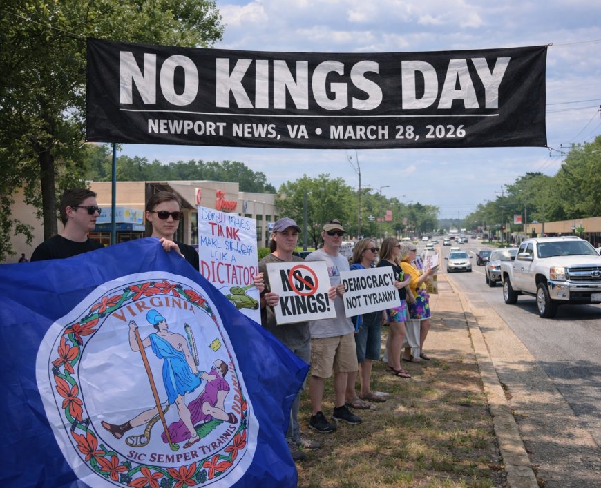 No Kings Day Spring 2026 Newport News Virginia