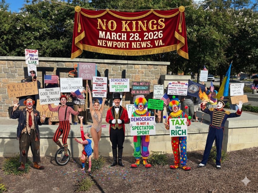 No Kings Day Spring 2026 Newport News Virginia