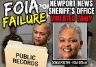 FOIA FAILURE: Sonja Foster @ Newport News Sheriff’s Office Violates 1A, Ignores Public Records Request