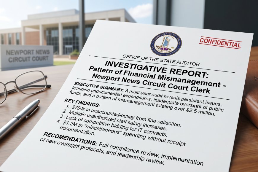 Newport News Circuit Court Clerk - Pattern of Financial Mismanagement