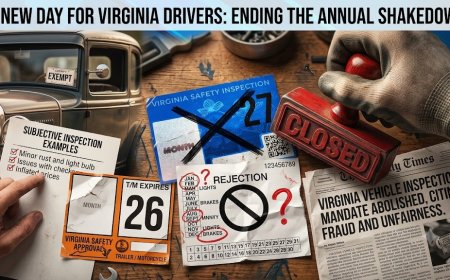 The Commonwealth’s Annual Shake-Down: Why Virginia's Vehicle Inspection Mandate Needs to Go