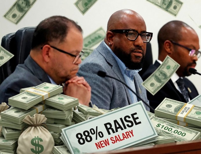 Newport News City Council voted to nearly double their salaries, representing an increase of roughly 88%