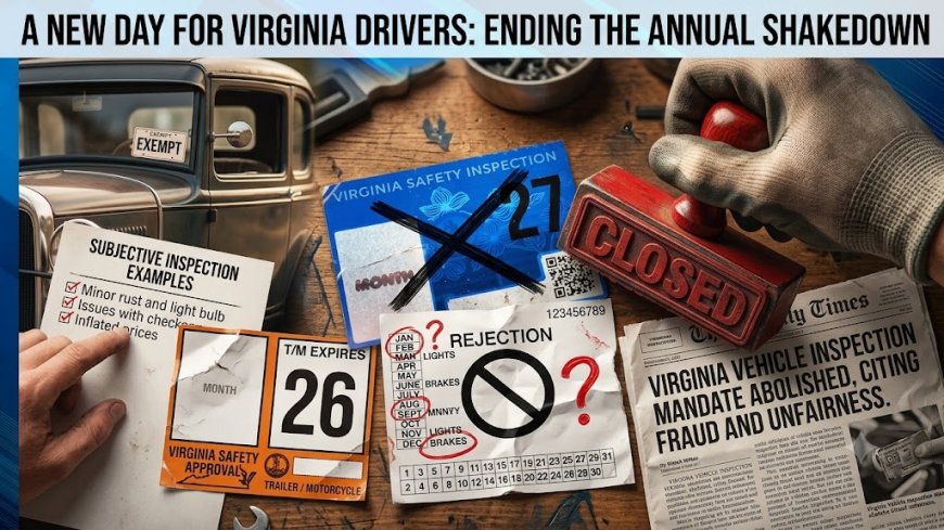 The Commonwealth’s Annual Shake-Down: Why Virginia's Vehicle Inspection Mandate Needs to Go