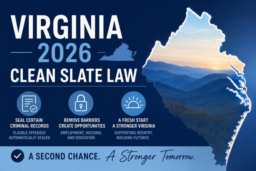 Virginia's Clean Slate Law Takes Effect in 2026: Here's How Eligible Individuals Can Begin the Process
