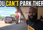 BUSTED Parking in the FIRE LANE 