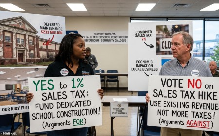 Newport News 1% Sales Tax Increase