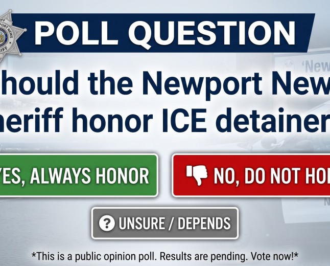 Should the Newport News Sheriff honor ICE detainers?