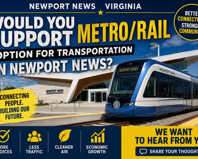 Metro Train in Newport News? Is it even possible?