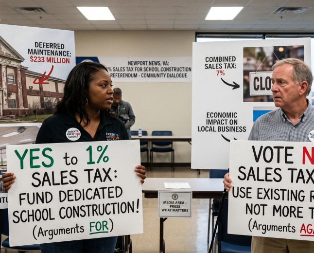 Newport News 1% Sales Tax Increase