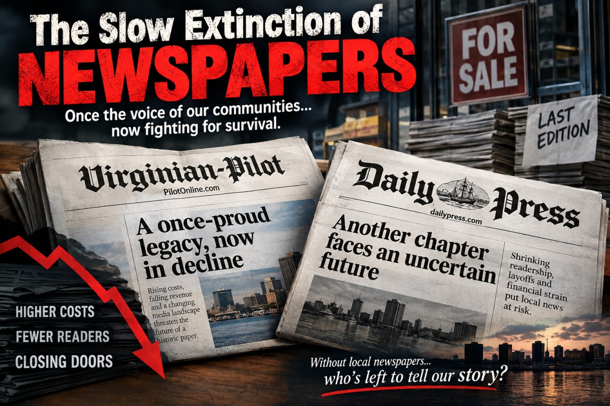 The Slow Extinction of Newspapers: When the Dinosaurs of Local News Struggle to Survive