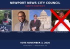 Newport News Virginia 2026 City Council – South District (New Poll 9/2/26)