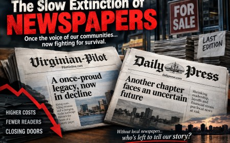 The Slow Extinction of Newspapers: When the Dinosaurs of Local News Struggle to Survive