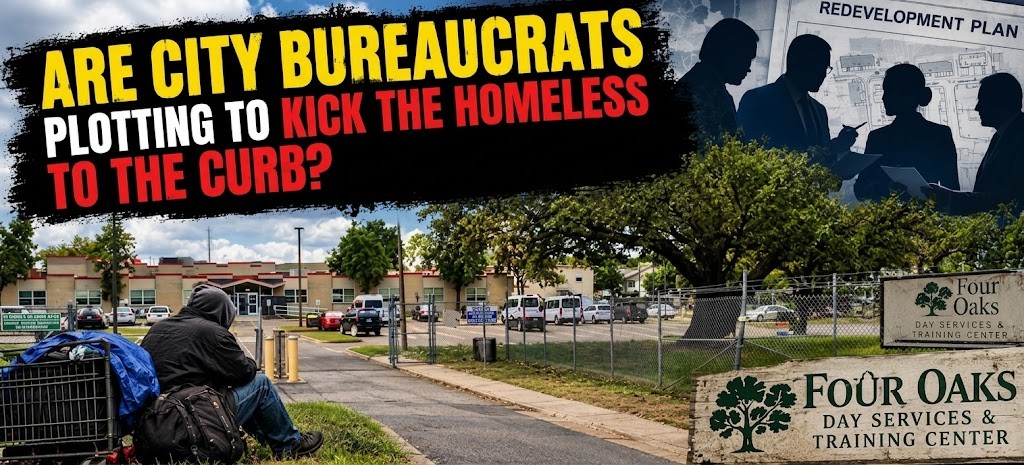 The Four Oaks Scheme: Are City Bureaucrats Plotting to Kick the Homeless to the Curb?
